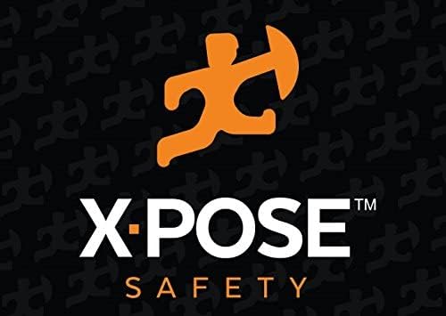 10' x 20' Clear Vinyl Tarp - Fire Retardant 20 Mil Super Heavy Duty Transparent Waterproof PVC Tarpaulin with Brass Grommets - for Patio Enclosure, Temporary Wall, Multipurpose - by Xpose Safety