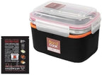Flameless Self-Heating Lunch Box – Portable Food Warmer Oven BC-003/BC-007 – Large/ Extra Large Capacity – Heats Meals, MREs & Cans Under 10 Min – Camping, Travel, Office, Emergency