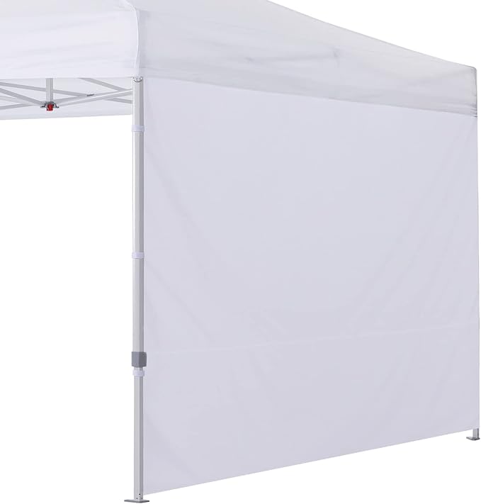 COOSHADE Instant Canopy SunWall 8x8 Canopy SideWall for Pop up Canopy Tent, 1 Pack Sidewall Only, White
