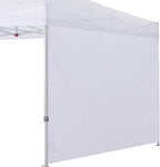 COOSHADE Instant Canopy SunWall 10x10 Canopy SideWall for Pop up Canopy Tent, 1 Pack Sidewall Only, White