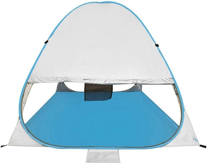 GeRRiT Family Tent Portable Outdoor Breathable 2-3 Person Camping Tent Fishing Hiking Picnic Blue Outdoor Tent