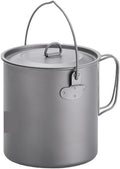 Light Titanium Tableware Outdoor Picnic Camping Cookware Pot Pan Frying