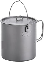 Light Titanium Tableware Outdoor Picnic Camping Cookware Pot Pan Frying