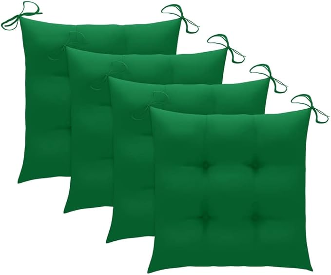 Patio Dining Chairs ,Bistro Chair,Camping Chair,Armchair,Outdoor Chairs,Beach Chair,Fishing Chairs,Barbecue Chairs,for Deck, poolside,Camping,Beach,Campsite,4 pcs with Cushions Solid Acacia Wood