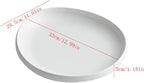 Camping Plates Breakfast Plate Serving Tray Dish White Cold Dishes Dishes Dishes Cold Dishes Mood Dishes Dishes Tableware Decorative Plate(33CM)