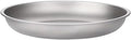 Compatible For Titanium Outdoor Camping Frosted Round Plate Dishes Tableware