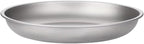 Compatible For Titanium Outdoor Camping Frosted Round Plate Dishes Tableware