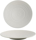 Camping Plates Serving Tray Tray Multifunctional Ceramic Thread Western Food Plate Embossed Steak Plate Flat Plate Household Dishes Hotel Tableware Decorative Plate(Small)