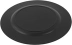 100 Pcs Charger Plates Bulk, 13 Inch Round Charger Plates Set, Table Decoration Dinner Tray for Wedding Party Baby Shower (Silver)