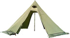 Ultralight 3-4 Person Teepee Tent with Snow-Skirt and Stove Jack Without Mesh Backpacking Outdoor Tent
