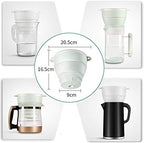 miniwell Filtration System- Water Camping Filter with Replaceable Filter - for Hiking Purification- Remove Chlorine,Sediments, BPA Free- Emergency