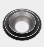Pure Titanium Bowl 3-piece Set Outdoor Camping Portable Tableware Household Salad Plate