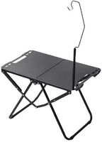 Outdoor Portable Folding Carbon Steel Camping Table, Suitable for Camping, Barbecue, Picnic, RV, Outdoor Cooking, Travel - Single or Set (Black Single, Inch, 3.1, Inch, 19.7, Inch, 15.5)