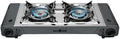 GasOne 2-Burner Portable Camp Stove - High Output 15,300 BTU - With Durable Carrying Case, Automatic Ignition, Safety Features, Perfect for Camping, Hiking, Tailgating, and Emergency Preparedness