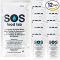 Emergency Water Pouches 2 Day Supply (12 Count, 4.2 Fl Oz Each) - Triple Purified, UV Sterilized Filtered Drinking Water for Disaster Preparedness & Survival Kits - 5 Year Shelf Life, US Navy Approved