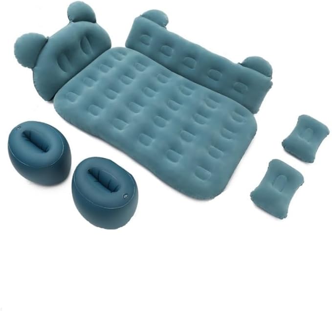 Car Air Mattress for VinFast VF 8 2023 2024 2025, Travel Bed, Camping Bed Cushion, Inflatable Vehicle Air Cot, Portable Sleeping Pad, Inflatable Mattress,Dark Green