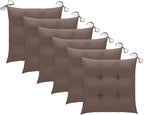 Patio Chairs with Cushions 8 pcs,Outdoor Chairs,Club Chairs,Decorative Chair,Camping Chair,Camping Chair,Reception Chair,Bistro Chair,for Patio,Balcony,Party, Solid Acacia Wood Gray