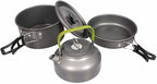 Quality Camping Cookware Outdoor Cookware Set Camping Tableware Cooking Set Travel Tableware Cutlery Utensils Hiking Picnic Set