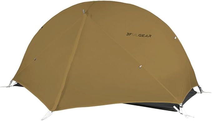 3F UL Gear Waterproof 1/2Person Camping Tent, Windproof Outdoor 3/4Seasons Tent, Portable Camping & Hiking Tent Shelter for Backpacking