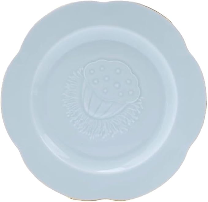 Camping Plates Simple and Fresh Underglaze Color Celadon Dinner Plate for Home High-end Dishes, Plates and Tableware Decorative Plate