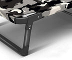Patio Lounge Chairs Folding Camp Cot,Comfort Folding Military Bed Camping COT with Free Mat Ideal for Camping and Hunting, Indoor Guest Bed, Easy Assemble Recli,A-with Mattress