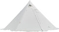 4-6 Person Teepee Hot Tent with Stove Jack Camping Pyramid Teepee Tent for Camping Backpacking Hiking
