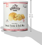 Augason Farms Bread and Roll Mix Can Emergency Food Supply,48 Servings,10 Year Shelf Life - Makes 6 Loaves or 72 Bread Rolls for Prepared Meals Ready to Eat,(Pack of 3)