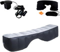 Inflatable Car Air Mattress Back Seat Bed with Air Pump,Thickened Portable Car Travel Sleeping Camping Air Mattress Blow Up Bed for Car Universal SUV