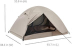 Ultralight Double Layer Waterproof 2/3/4 Person 4 Season Backpacking Dome Tent – Easy Setup Outdoor Essenssial Gear for Camping, Hiking, Hunting and Mountaineering