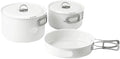 Ceramic Non-Stick Set of Pots Camping Cookware Kit Outdoor Frying Pan Kettle Picnic Tableware Kitchen Utensils