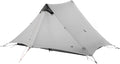 3F UL GEAR Blue Mountain 1/2Person Camping Poleless Tent, 3/4Seasons Waterproof Tent, Easy Set Up Hiking, Backpacking Silicon Coated Tent Shelter