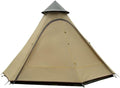 Travel Tent Dome Camping Tent 4-5 Person Windproof Waterproof Uv Protection Family Outdoor Tent