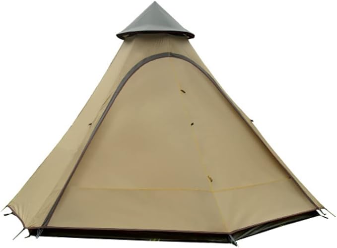 Travel Tent Dome Camping Tent 4-5 Person Windproof Waterproof Uv Protection Family Outdoor Tent