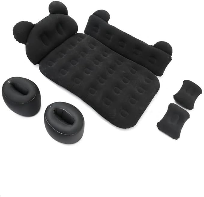 Car Air Mattress for Canoo Pickup Truck 2025, Travel Bed, Camping Bed Cushion, Inflatable Vehicle Air Cot, Portable Sleeping Pad, Inflatable Mattress,Black