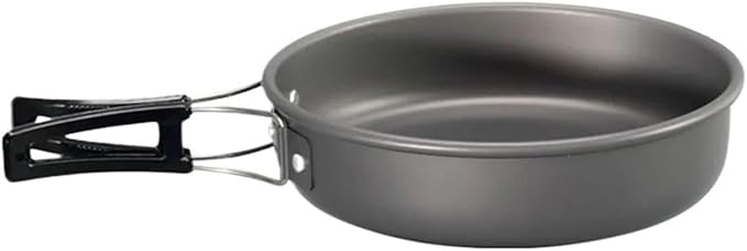 Outdoor Camping Cookware Set Aluminum Non Stick Pot Portable Tableware Cooking Bowl Hiking BBQ Picnic