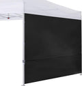 COOSHADE Instant Canopy SunWall 8x8 Canopy SideWall for Pop up Canopy Tent, 1 Pack Sidewall Only, Black