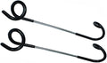 Alnicov 2-in-1 Camping Hook Hanger and Lantern Lamp Hanger for Tent Poles, Fishing, Camping, Travelling, Adventure, Black