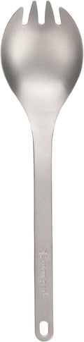 Snow Peak Titanium Sporks, Lightweight Titanium Cutlery for Camping & Hiking, Compact & Portable Utensil for Easy Packing, Durable Camping Cookware Accessories