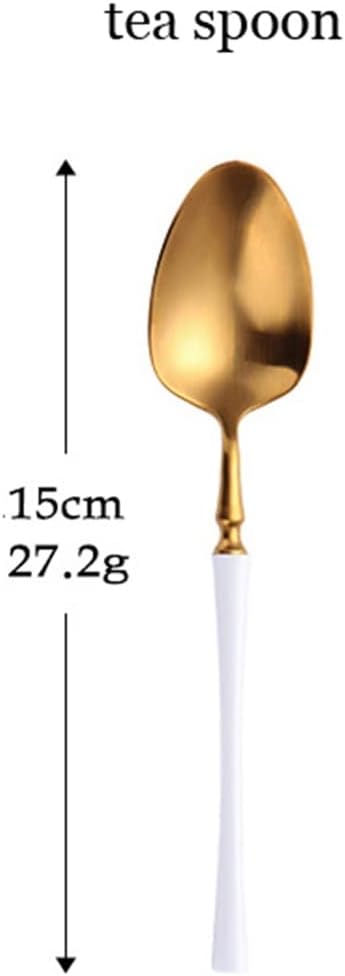 Cutlery Set Pieces Service Stainless Steel Titanium Flatware,Party Steel Cutlery Set Blue Black Gold Dinnerware 304 Stainless Steel Forks Spoons Knives Set Kit Outstanding,
