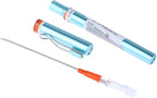 2pcs 14G Emergency First Aid Kit Tension Pneumothorax Thoracic Needle Chest Decompression Needles Body Piercing Needle