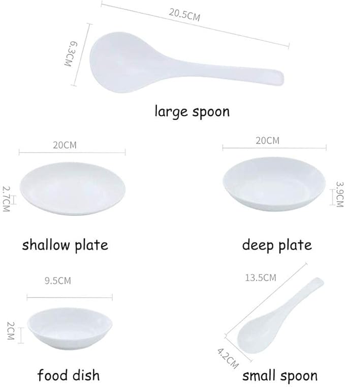 GaRcan Dinner Set,37 Pieces Dinnerware Set Blue and White Porcelain Tableware Combination with Dinner Plate Bowl Fish Plate and Chopsticks