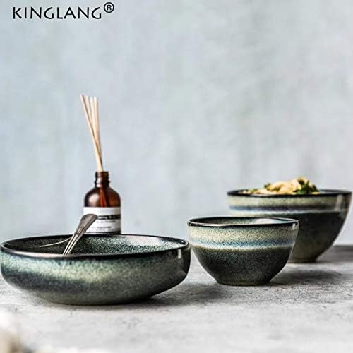 Dinner Plate Nordic Dinner Set Ceramic Bowl and Plates Household Klin Glazed Dishes Wholesale Tableware Set/Set Meal20 (Set Meal20)