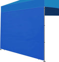 Joramoy Instant SunWall for 10x10 Pop Up Canopy, Canopy Walls 10x10 for Outdoor Instant Canopies,1 Pack Sidewall Only (Blue)