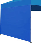 Joramoy Instant SunWall for 10x10 Pop Up Canopy, Canopy Walls 10x10 for Outdoor Instant Canopies,1 Pack Sidewall Only (Blue)