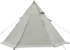 GeRRiT Outdoor Camping Tent Family Pyramid Tent for Camping Backpacking Hiking Mountaineering