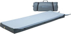 HEST Foamy Camping Mattress Pad - Memory Foam Portable Roll Up Sleeping Cot Mattress for All Adventures - Dual Layer Comfort & Support - No Pump Needed - Water-Resistant Design - Easy Carry Handle