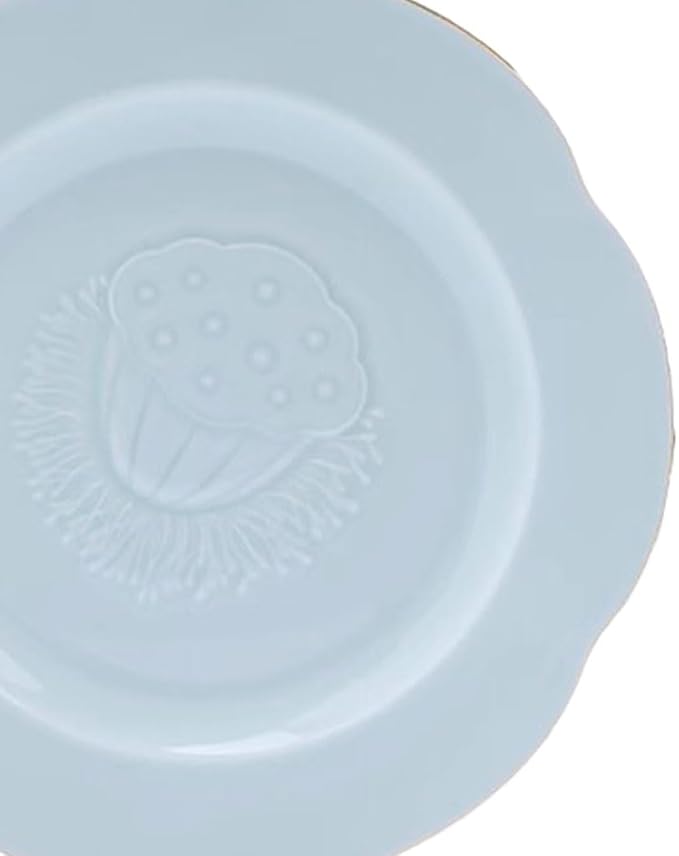 Camping Plates Simple and Fresh Underglaze Color Celadon Dinner Plate for Home High-end Dishes, Plates and Tableware Decorative Plate
