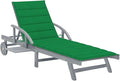 Patio Sun Lounger with Cushion Solid Acacia Woodtanning Chair Outdoor Lounge Chairs Patio Chairs Camping chairsSuitable for Gardens, courtyards