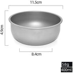 Pure Titanium Bowl Outdoor Camping Portable Single Layer Salad Bowl Household Tableware(400ML)