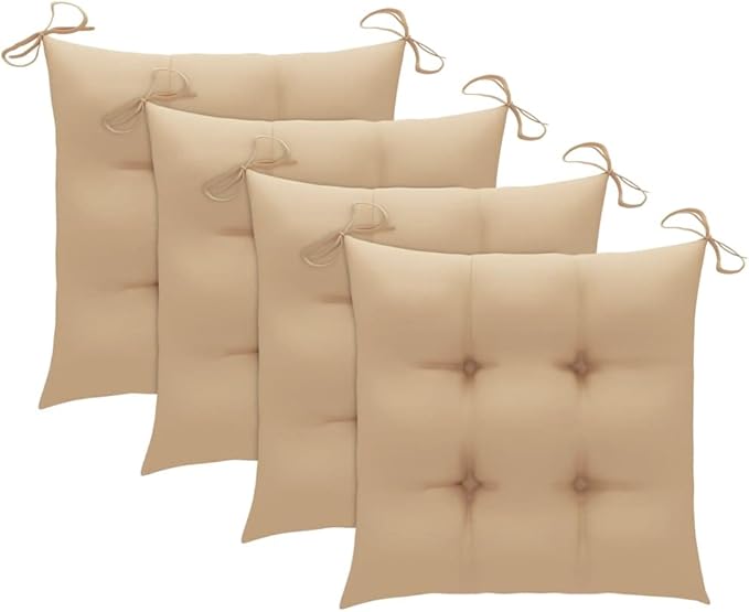Patio Dining Chairs 3 pcs,Lawn Chair,Camping Chair,Garden Chair,Featuring Slatted Design,Waterproof Cushion,Each Cushion Features 2 Sets of Ropes, with Cushions Solid Acacia Wood